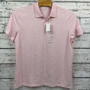 Axist Polo Shirt Men's Pink 3 Button Cotton Blend Slim Fit 🆕‎ [Size XXL] NWT